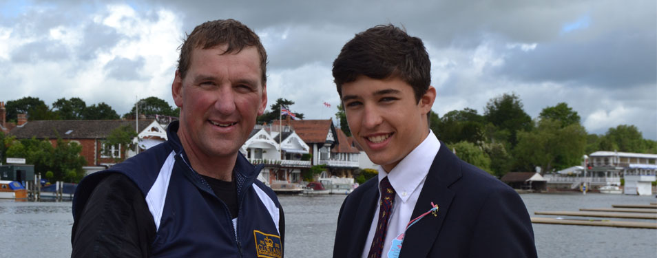 Harry meets Sir Matthew Pinsent